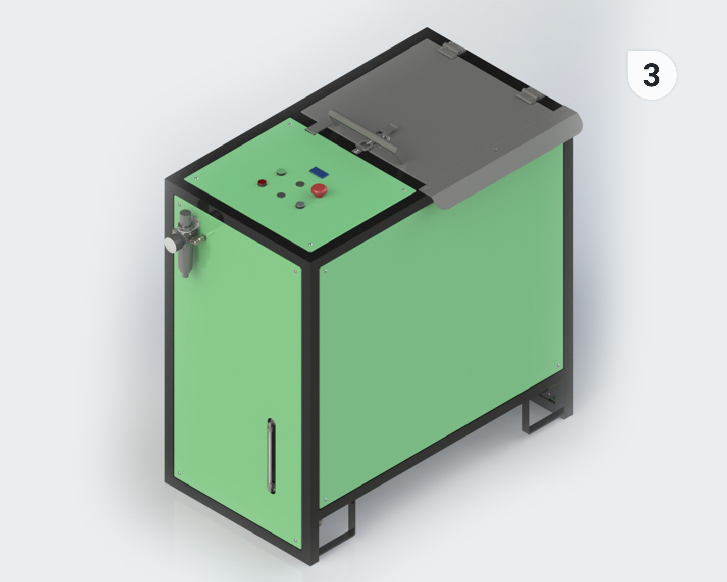 attrezzatura solvente tankwasher