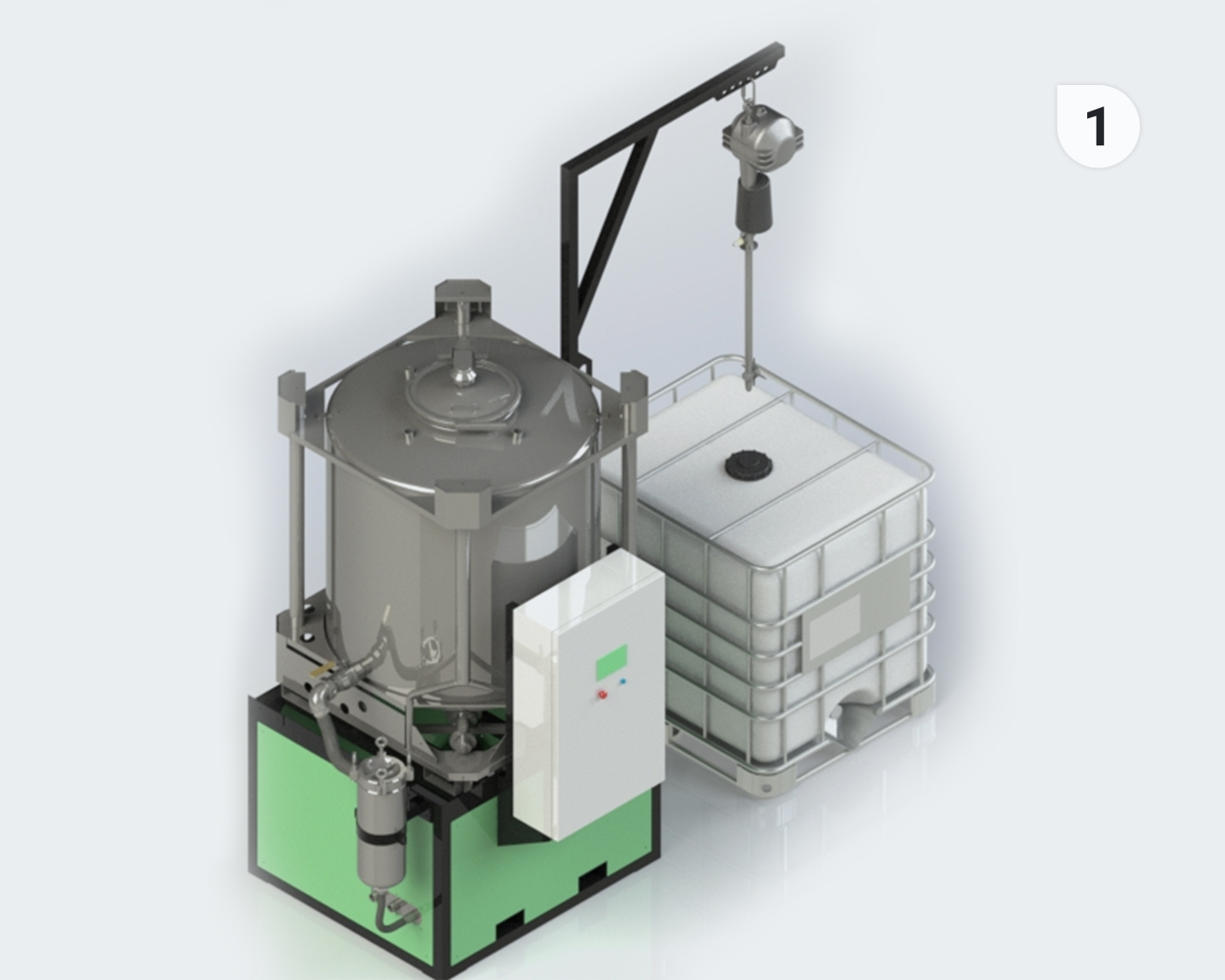 attrezzatura acqua distillazione tankwasher